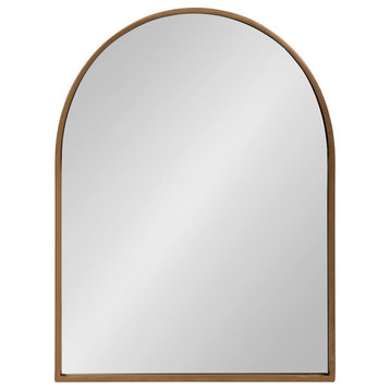 Valenti Framed Arch Mirror, Gold