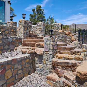 Hillside Backyard Renovation El Paso