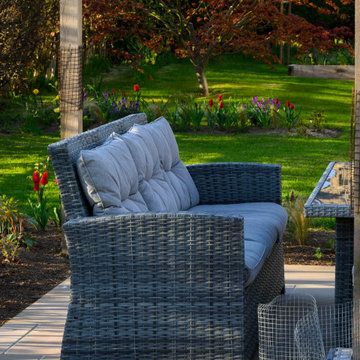 Jardín en el campo de Yorkshire, RU