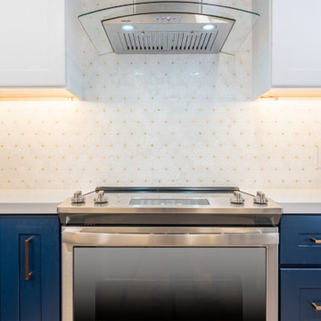 Stunning Blue Kitchen Remodel