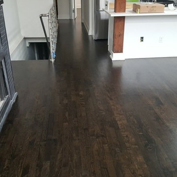 Maple Water pop with Ebony Stain