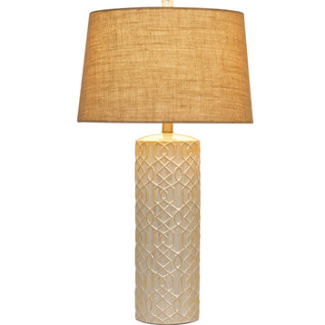 29" Table Lamp, Silver