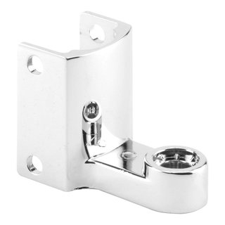 Prime-Line 656-6548 Post Mounted Gravity Pivot Hinge, Chrome, For 1-1/4" Posts | Bottom Hinge Kit
