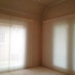 Hunter Douglas Luminette Window Coverings - Vertical Blinds