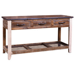 Farmhouse Console Tables by Crafters and Weavers