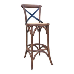 Toulon Barstool in Vintage Oak - Bar Stools And Counter Stools