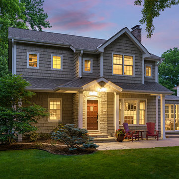 Front view at Dusk