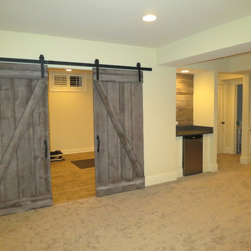 Rustic Basement Remodel