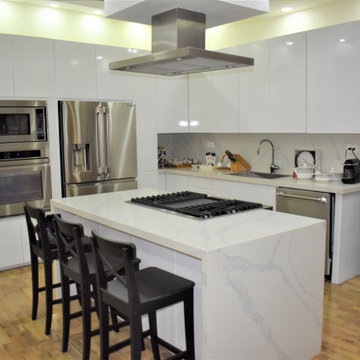 modern Kitchen cabinets Quartz countertop
