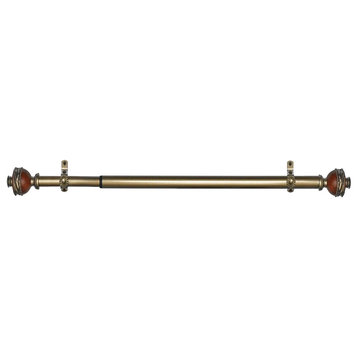 Camino Ava Window Rods and Finial, Set of 2, 86"