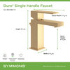 Duro Single Handle Faucet, Brushed Bronze