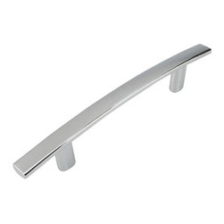 Cosmas - Cosmas 2363-3.5CH Polished Chrome 3-1/2&rdquo; CTC Arch Cabinet Pull [25-PACK] - Cabinet And Drawer Handle Pulls