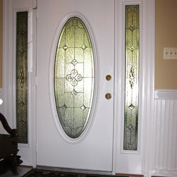 Decorative Glass Solutions - Sidelights Oval Glass for door - Front Doors