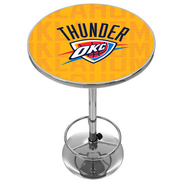NBA Chrome Pub Table, City, Oklahoma City Thunder