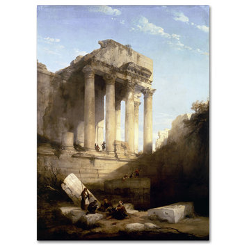 David Roberts 'Ruins Of The Temple Of Bacchus' Canvas Art, 32 x 24