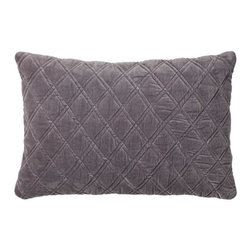 Lene Bjerre Aisha Cushion 60x40cm - Smoked Grey - Scatter Cushions