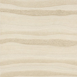 Super Indo-Natural Impressions Stripe White Rug - Area Rugs