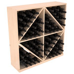 Wine Racks America - Solid Diamond Wine Storage Bin, Pine, Satin Finish - This solid wooden wine cube is a perfect alternative to column-style racking kits. Holding 8 cases of wine bottles, you can double your storage capacity with back-to-back units without requiring more access area. This rack is built to last. That is guaranteed.