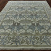 Oushak Style William Morris Hand-Knotted Wool Rug, 8'x10'