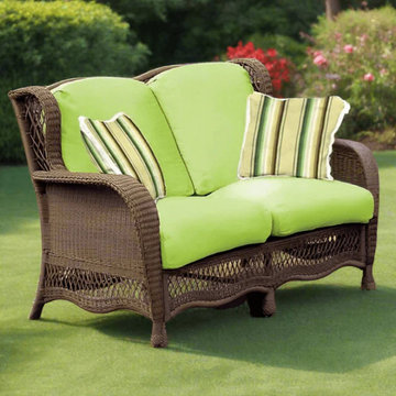South Sea Rattan Riviera Wicker Loveseat