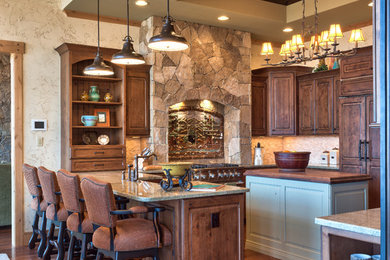 Elegant kitchen photo in Other