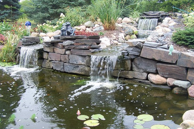 This is an example of a rustic landscaping in Minneapolis.