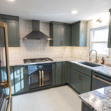 Storage-Focused Kitchen Remodel with Custom Pantry + Layout Reconfiguration