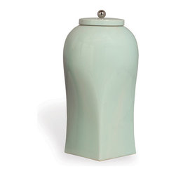 Boulevard Celadon Large Jar - Home Decor