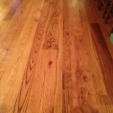 Red Oak Flooring in Barn Conversion