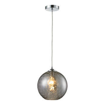 modern smoked glass pendant light