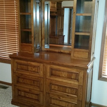 Custom bedroom cabinetry