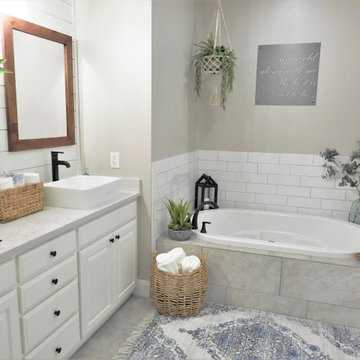 Farmhouse Master Bathroom Makeover