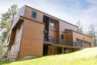 Inspiration for a craftsman exterior home remodel in Denver