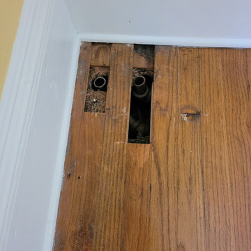 floor and stairway rehab in historical home