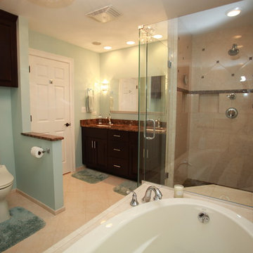 Contemporary Bathroom Remodel in Westmont, IL