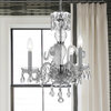 Crystorama 5044-CH-CL-MWP 3 Light Mini Chandelier in Polished Chrome
