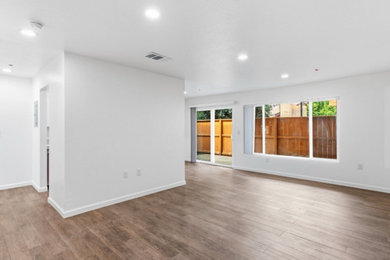 Example of a family room design in Other