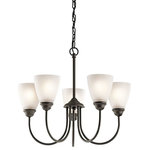 Kichler Lighting - Kichler Lighting 43638OZ Jolie - Five Light Chandelier - Shade Included: TRUE* Number of Bulbs: 5*Wattage: 100W* BulbType: A19* Bulb Included: No