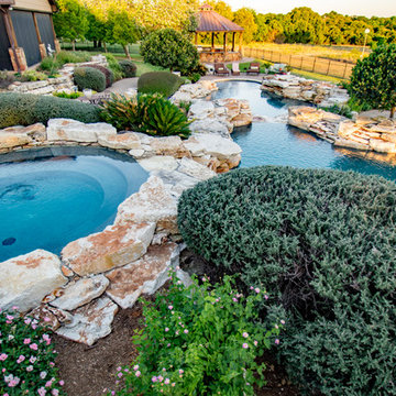Natural Hill Country Multi Level Pools
