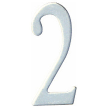 2" Stainless Steel Self Adhesive Address, Number 2