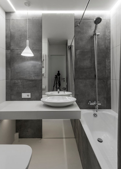 Современный Ванная комната by Архитектурная студия Ruetemple