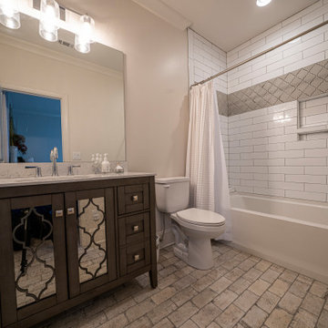 Grey bath