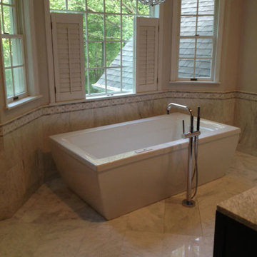 Project White Carrara Bathroom - Pic 1