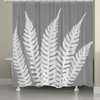 Grey Beauty Shower Curtain