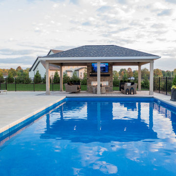 Wadsworth Structure, Fireplace, Outdoor Kitchen and Patio Project