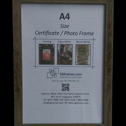 A4 Size Readymade Frames &ndash; Collect On the Spot &ndash; SGFrames - Products