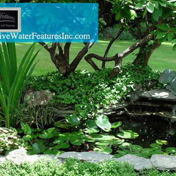 Small pool waterfall