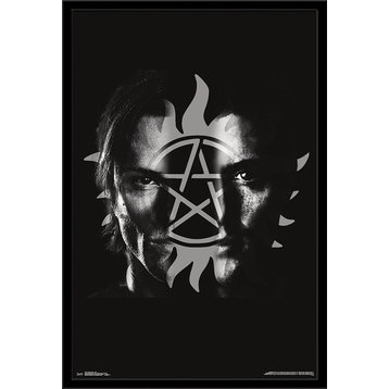 Supernatural Split Poster, Black Framed Version