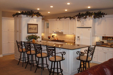 Example of a transitional kitchen design in Minneapolis
