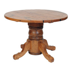 Antique Oak Pedestal Dining Table - Products